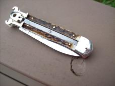 Hubertus Knife Shellpuller Johnny Cade Genuine Stag/Antler Solingen 12 & 16 Gauge UNUSED!
