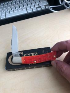 Case Tequila Sunrise Bone Crandall Jig Axe Handle 