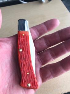 Case Tequila Sunrise Bone Crandall Jig Axe Handle 