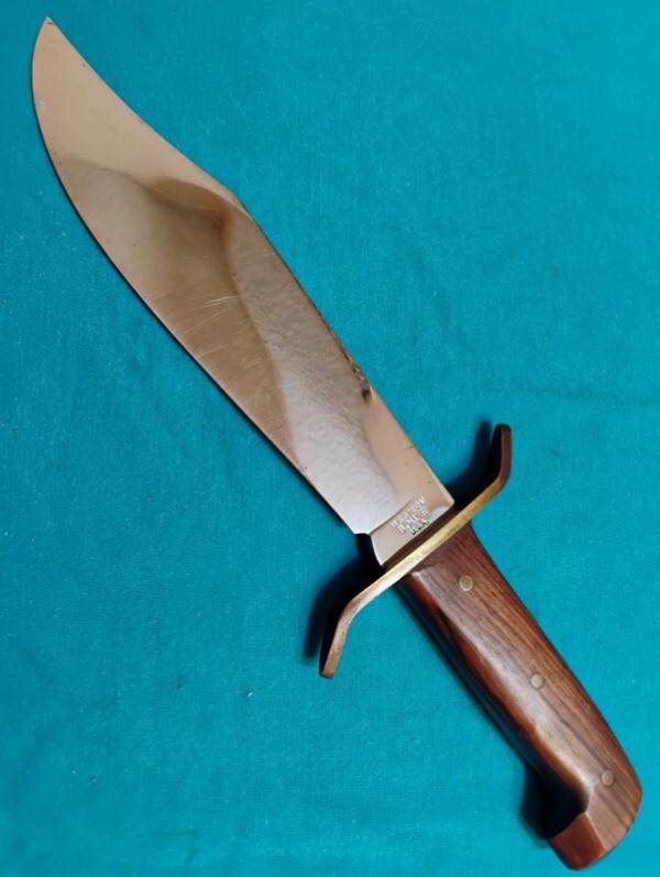 VINTAGE W49 WESTERN BOWIE FIXED BLADE HUNTING SKINNING SURVIVAL KNIFE KNIVES SHEATH OLD VINTAGE W49 WESTERN BOWIE FIXED BLADE HUNTING SKINNING SURVIVAL KNIFE KNIVES SHEATH OLD