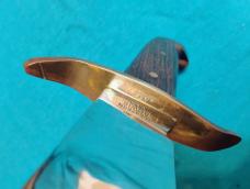 VINTAGE W49 WESTERN BOWIE FIXED BLADE HUNTING SKINNING SURVIVAL KNIFE KNIVES SHEATH OLD