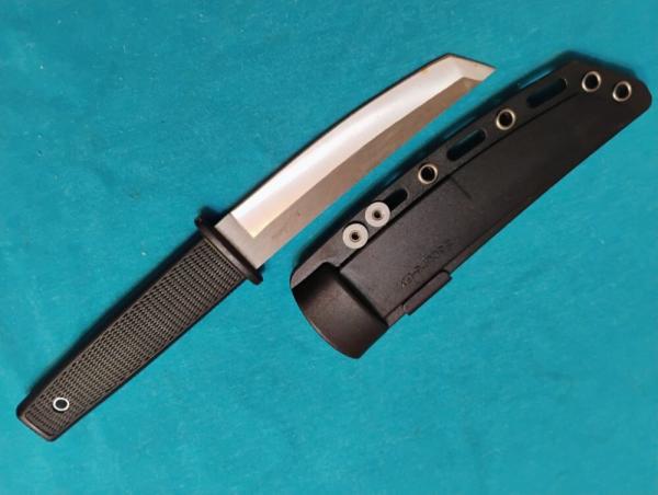 COLD STEEL KOBUN AUS 8A TANTO FIXED BLADE HUNTING SKINNING SURVIVAL KNIFE KNIVES SHEATH OLD