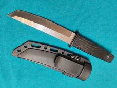 COLD STEEL KOBUN AUS 8A TANTO FIXED BLADE HUNTING SKINNING SURVIVAL KNIFE KNIVES SHEATH OLD