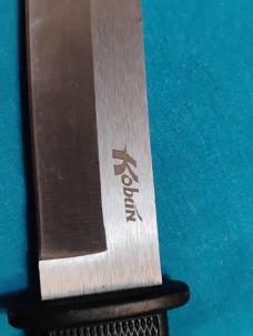 COLD STEEL KOBUN AUS 8A TANTO FIXED BLADE HUNTING SKINNING SURVIVAL KNIFE KNIVES SHEATH OLD