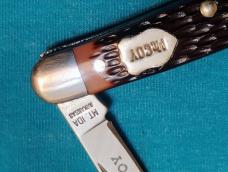VINTAGE LITTLE MCCOY MT IDA ARKANSAS MIB QUEEN WILHELMINA FOLDING POCKET JACK PEN KNIFE KNIVES OLD