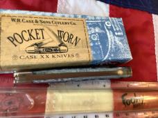 2002 Case xx Slimline Trapper Knife (MDL# 61048 SS) w/ Black Bone Handles -NOS in Orig box