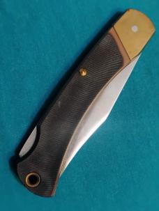 VINTAGE SCHRADE USA 6OT GOLDEN BEAR FOLDING HUNTER POCKET BAREHEAD KNIFE KNIVES OLD SHEATH