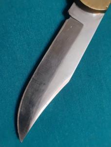 VINTAGE SCHRADE USA 6OT GOLDEN BEAR FOLDING HUNTER POCKET BAREHEAD KNIFE KNIVES OLD SHEATH