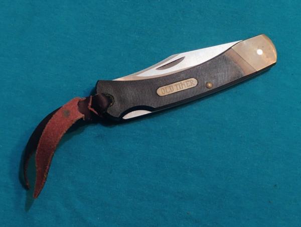 VINTAGE SCHRADE USA 6OT GOLDEN BEAR FOLDING HUNTER POCKET BAREHEAD LANYARD KNIFE KNIVES OLD SHEATH VINTAGE SCHRADE USA 6OT GOLDEN BEAR FOLDING HUNTER POCKET BAREHEAD LANYARD KNIFE KNIVES OLD SHEATH