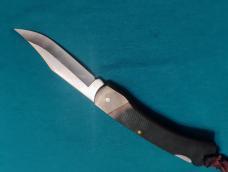 VINTAGE SCHRADE USA 6OT GOLDEN BEAR FOLDING HUNTER POCKET BAREHEAD LANYARD KNIFE KNIVES OLD SHEATH