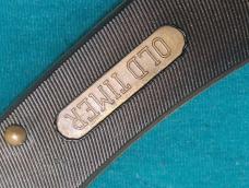 VINTAGE SCHRADE USA 6OT GOLDEN BEAR FOLDING HUNTER POCKET BAREHEAD LANYARD KNIFE KNIVES OLD SHEATH