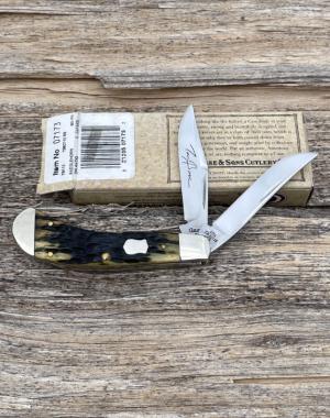CASE XX  2009 DARK ANTIQUE BONE SMALL SADDLEHORN