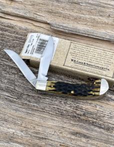 CASE XX ** 2009 DARK ANTIQUE BONE SMALL SADDLEHORN