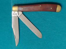 VINTAGE KABAR 1004 USA SLIMLINE TRAPPER FOLDING POCKET KNIFE KNIVES OLD 