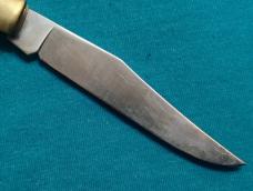 VINTAGE KABAR 1004 USA SLIMLINE TRAPPER FOLDING POCKET KNIFE KNIVES OLD 