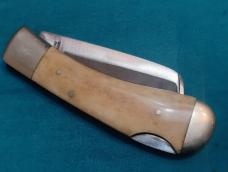 VINTAGE PARKER CUT CO JAPAN 18 WHEELER BONE  JACK POCKET HOOD PICK KNIFE KNIVES OLD