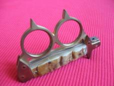 Unique EASTCOASTSNIPER Small Brass Knuckle Switchblade Knife