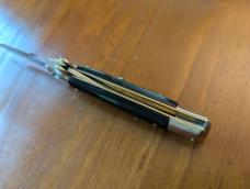 VINTAGE OVAL M. ITALY PICKLOCK C..1950'S 20CM-8 INCH PICKLOCK BUFFALO HORN BAYONET AUTOMATIC 