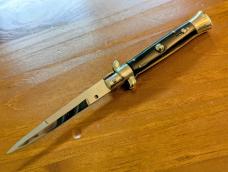 VINTAGE OVAL M. ITALY PICKLOCK C..1950'S 20CM-8 INCH PICKLOCK BUFFALO HORN BAYONET AUTOMATIC 