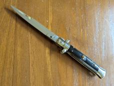 VINTAGE OVAL M. ITALY PICKLOCK C..1950'S 20CM-8 INCH PICKLOCK BUFFALO HORN BAYONET AUTOMATIC 