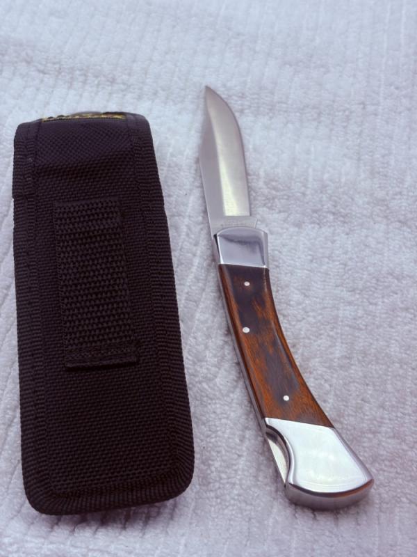 Lansky Knife And Tool 1 Blade Lockback Hunter Knife With Nylon Sheath (11)