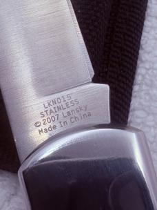 Lansky Knife And Tool 1 Blade Lockback Hunter Knife With Nylon Sheath (11)