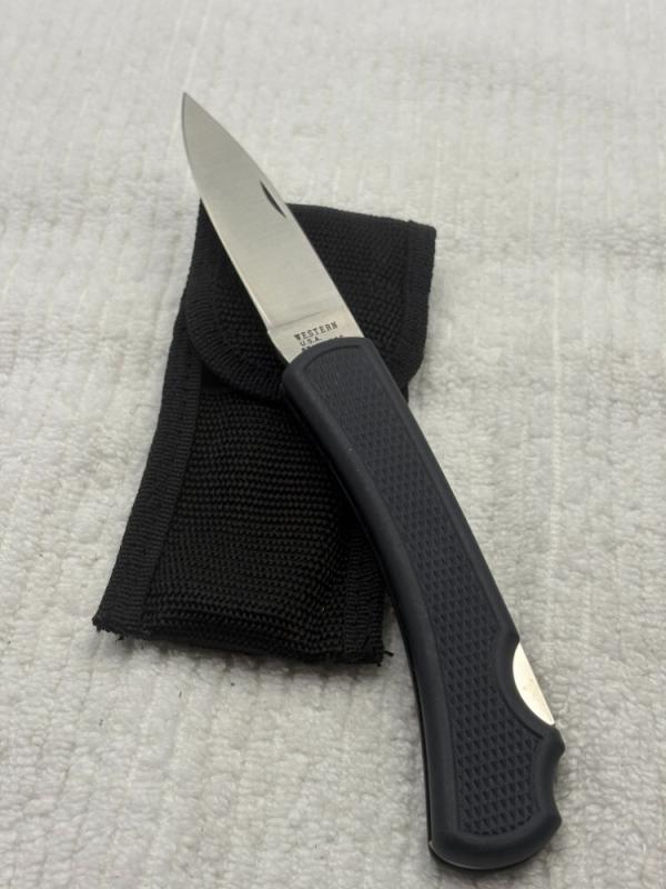 Western USA Vintage 1 Blade Lock Back Knife (33) Western USA Vintage 1 Blade Lock Back Knife (33)