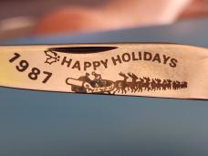 1986 Case 3254 Trapper - Marked as a 1987 Christmas Knife 1 of 1000 #262