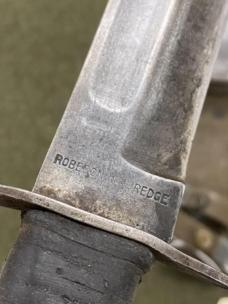 WWII Era Robeson Shuredge USN Mark 2 with correct sheath