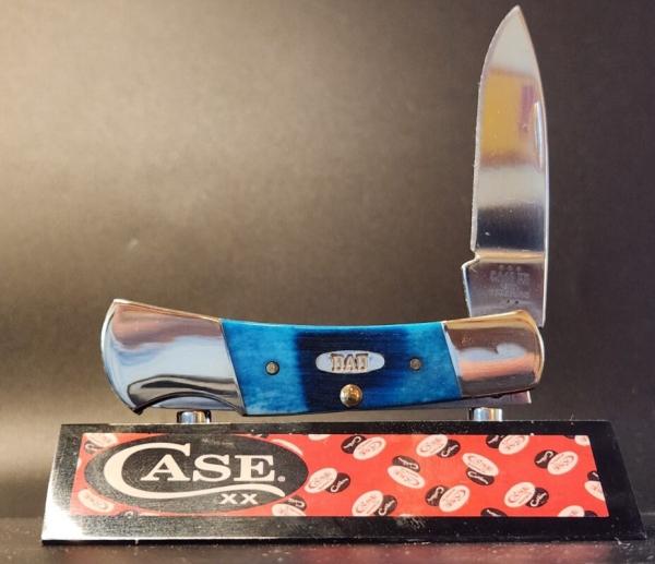 2024 Case Father's Day Carribean Blue Bone Sawcut Mini Lockback 2024 Case Father's Day Carribean Blue Bone Sawcut Mini Lockback