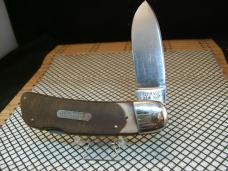 SCHRADE OLD TIMER 51OT "BIG TIMER" VINTAGE U.S.A. CARBON STEEL LOCK BACK POCKET KNIFE WITH SHEATH