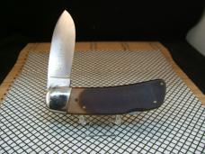 SCHRADE OLD TIMER 51OT "BIG TIMER" VINTAGE U.S.A. CARBON STEEL LOCK BACK POCKET KNIFE WITH SHEATH