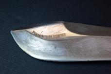 Early PUMA White Hunter 6377 Germany Stag Knife w/ Sheath – Visible Handle Repair