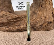 CASE BURNT AMBER ROGERS JIGGED BONE 61549WL CS COPPERLOCK 51392  CARBON STEEL 16