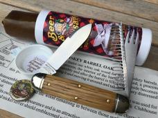 Great Eastern Cutlery 352325 Beer and Sausage Bar Tool Knife Smooth Whiskey Oak!