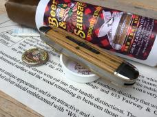 Great Eastern Cutlery 352325 Beer and Sausage Bar Tool Knife Smooth Whiskey Oak!