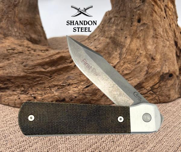 Case XX USA Knives Longhouse Green Micarta Stonewash CPM 20CV Pocket Knife (15) Case XX USA Knives Longhouse Green Micarta Stonewash CPM 20CV Pocket Knife (15)