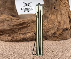 Case XX USA Knives Longhouse Green Micarta Stonewash CPM 20CV Pocket Knife (15)