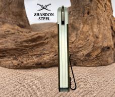 Case XX USA Knives Longhouse Green Micarta Stonewash CPM 20CV Pocket Knife (15)