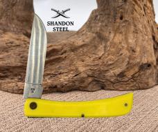 Case XX USA 3138 Large Yellow Sodbuster Folding Pocket Knife Vintage 1989 (17)