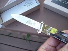Hubertus Knife Shellpuller Patronenzieher Solingen Germany Brazilian Horn Large Size 11 UNUSED NIB.