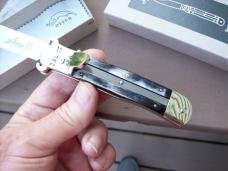 Hubertus Knife Shellpuller Patronenzieher Solingen Germany Brazilian Horn Large Size 11 UNUSED NIB.