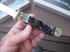 Hubertus Knife Shellpuller Patronenzieher Solingen Germany Brazilian Horn Large Size 11 UNUSED NIB.
