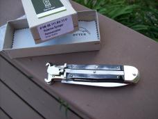 Hubertus Knife Shellpuller Patronenzieher Solingen Germany Brazilian Horn Large Size 11 UNUSED NIB.