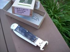 Hubertus Knife Shellpuller Patronenzieher Solingen Germany Brazilian Horn Large Size 11 UNUSED NIB.