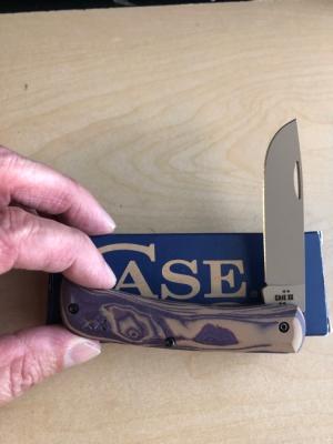 Case  Crossroads Peanut Butter and Jelly Burl Sod Buster Jr 