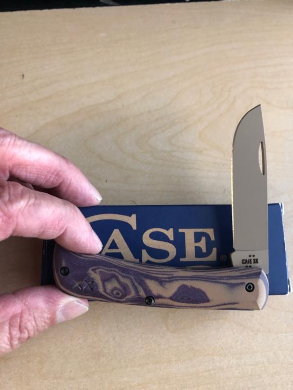 Case Crossroads Peanut Butter and Jelly Burl Sod Buster Jr Case Crossroads Peanut Butter and Jelly Burl Sod Buster Jr