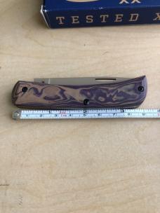 Case  Crossroads Peanut Butter and Jelly Burl Sod Buster Jr 