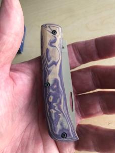 Case  Crossroads Peanut Butter and Jelly Burl Sod Buster Jr 