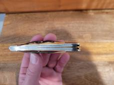 Winchester 1996 NKCA Club Knife, Stag Split Back 3 Blade Whittler, Pattern# 350101